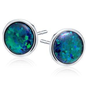 Cercei argint cu piatra verde Multigreen  DiAmanti Z2021ER_OP19-DIA (Argint 925‰ 1,5 g.)
